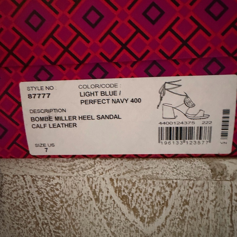 Tory Burch Olive Gray Miller Logo Slide Sandals - Picture 3 of 4